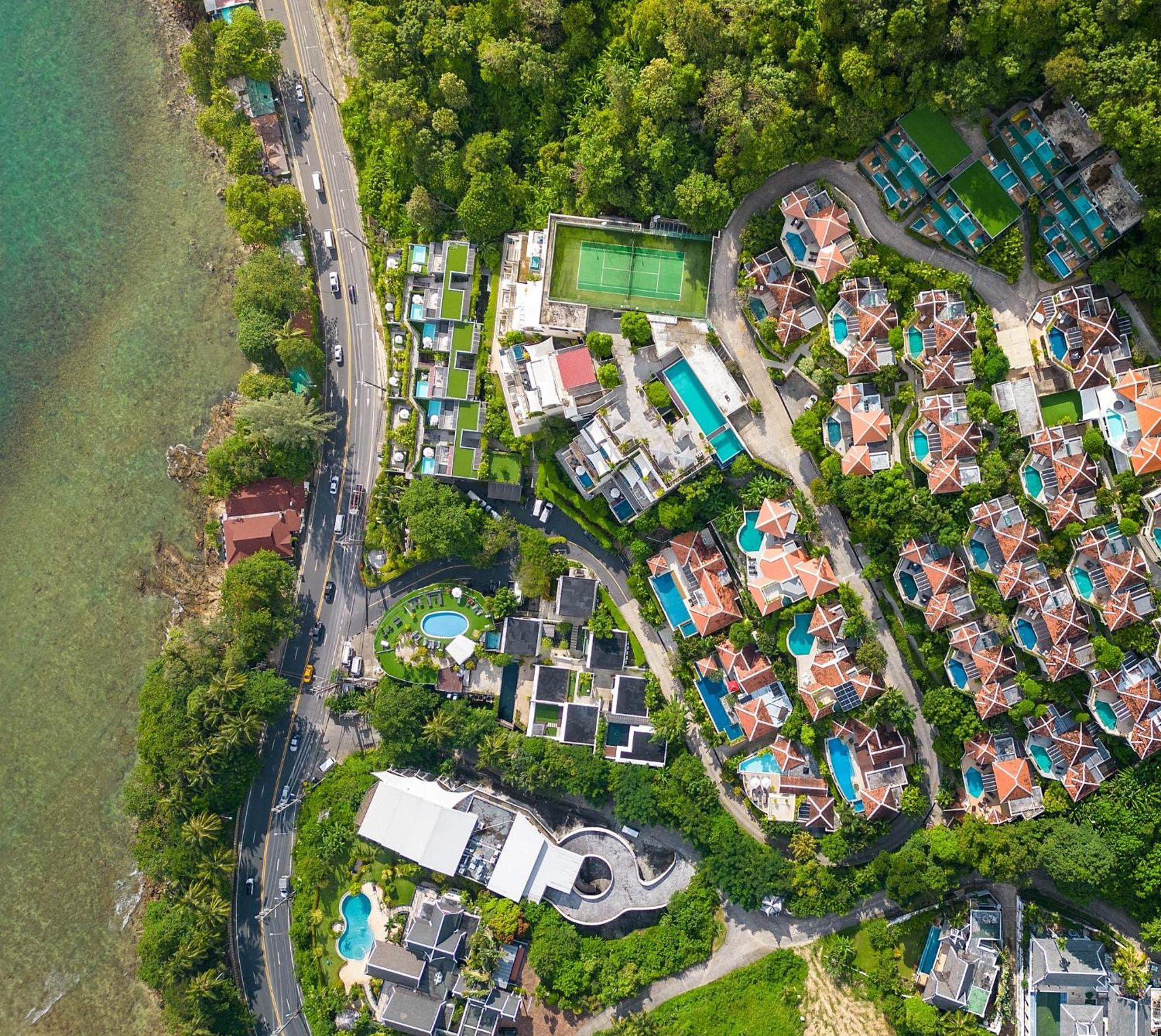 Indochine Resort And Villas - Sha Extra Plus Patong Extérieur photo Aerial view of the resort